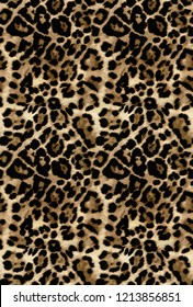 wildlife leopard pattern fur desing skin