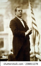 William Jennings Bryan, Democratic Party Presidential Candidate. Cabinet Card, Oct 3, 1896