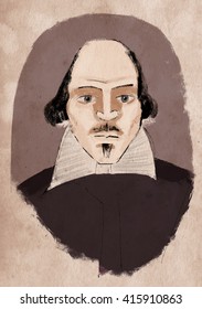 William Shakespeare Illustration