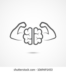 Willpower Icon On White Background