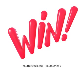 Win 3D Balloon Text Design.
