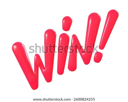 Win 3D Balloon Text Design.