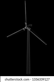 Wind Turbine Architect Blueprint  3D Renderings 