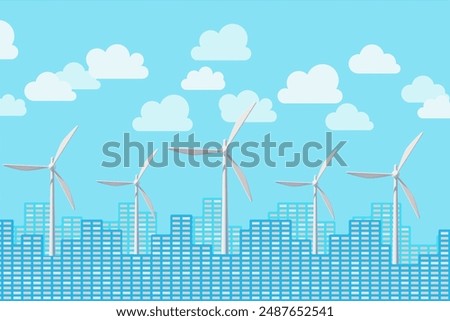 Similar – Image, Stock Photo Skyline Moulins allier