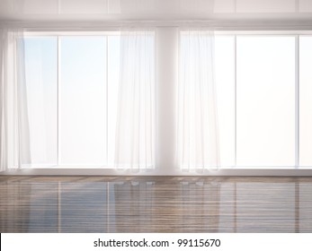 Window And Curtains