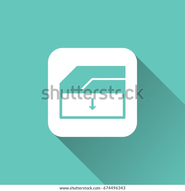 Window icon with long\
shadow
