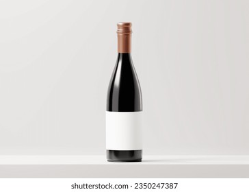 Wine Bottle Photo Product With Standing Pose - Powered by Shutterstock