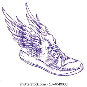 Running Shoe With Wings Meaning What does the mythological figure nike ...