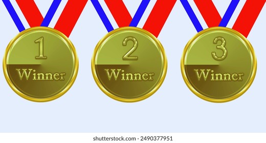 Winner 1,winnner 2, winner 3 gold circle, silver circle, platinum circle, sport and bussiness winner celebration, card ican, logo, prasantaion image. - Powered by Shutterstock