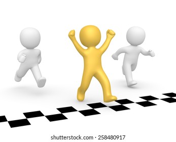Winner of a race