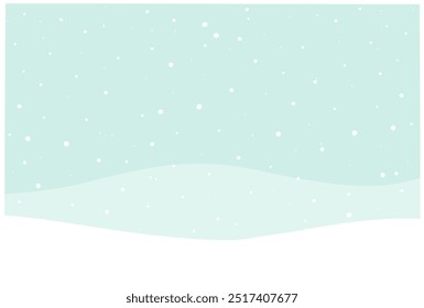 Winter Background Scene with Snowy Forest, Bare White Trees, Falling Snowflakes, and Serene Snow Landscape | Christmas and Holiday Winter Illustration for Invitations, Cards, and Seasonal Designs - Powered by Shutterstock