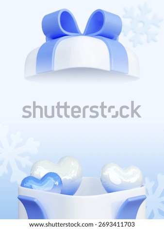 winter event template background image
