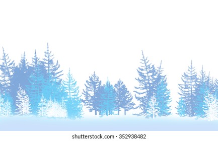 Hand Drawn Fir Tree Forest Sketch Stock Vector (Royalty Free) 512863051