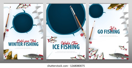 flat ice fishing rod