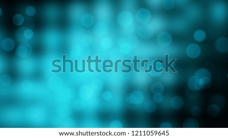 Winter shiny blurred background in light blue color. Blurry abstract holiday background with soft flares of light. Bokeh backdrop. Copy space