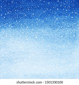 Watercolor Winter Sky Images, Stock Photos & Vectors | Shutterstock