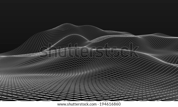 Wire Mesh Scenery Black Back Stock Illustration 194616860 | Shutterstock