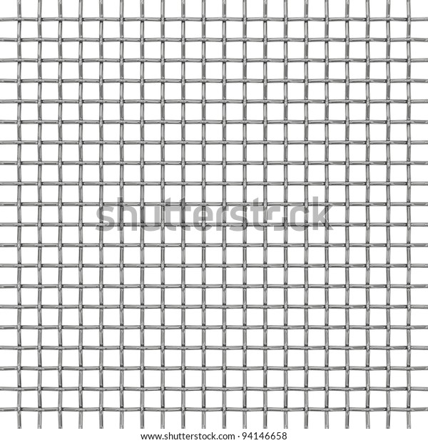 Draht Aus Metall Auf Weissem Hintergrund Stockillustration 94146658