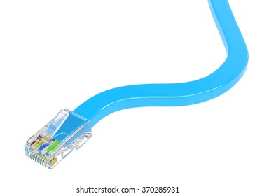 Lanネットワーク接続イーサネットケーブル 白い背景にインターネットコードrj45 3dイラスト のイラスト素材 Shutterstock