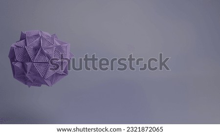 Wireframe weird Ball abstract design empty Background 3d render paper art style can be used in cover design, book design, poster, flyer, website, advertising banner text frame design intro wallpaper