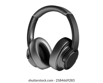 Wireless Over-Ear Headphones 3d rendering
