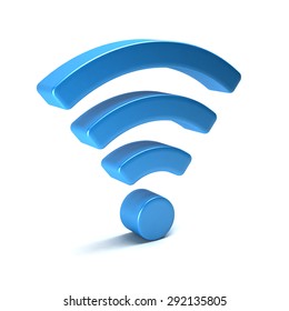 Wireless Wifi 3D Render Isolated