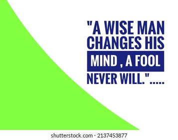 Wise Man Changes His Mind Fool Stock Illustration 2137453877 Shutterstock photo