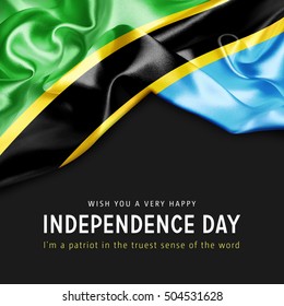 Wish you a Very Happy Tanzania Independence Day. I'm a Patriot in the truest sense of the word