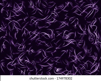 Wispy Lines - Purple