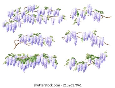 818 Wisteria border Images, Stock Photos & Vectors | Shutterstock