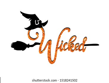 Witch Hat Wicked Witch Broom Halloween