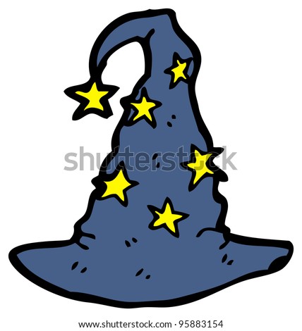 Wizard Hat Cartoon Stock Illustration 95883154 - Shutterstock
