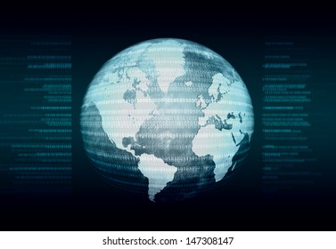 wold digital background