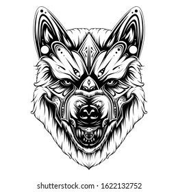 Wolf Illustration Animals Logo Mascot Symbols Stock Illustration ...