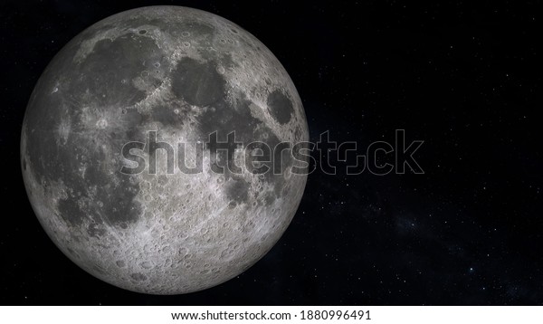 wolf moon the strawberry full moon 3d\
rendering\
illustration