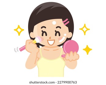 Woman applying makeup. Beauty. Make up. - Powered by Shutterstock