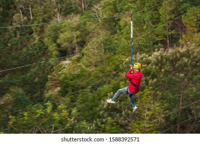 43 Zip wire and woman Stock Illustrations, Images & Vectors | Shutterstock