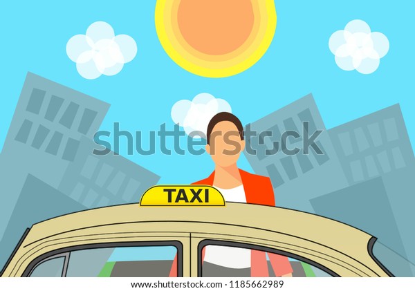 woman entering\
taxi