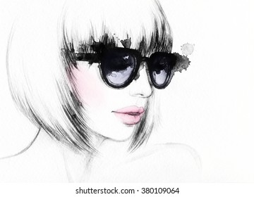 8,987 Watercolor sunglasses Images, Stock Photos & Vectors | Shutterstock