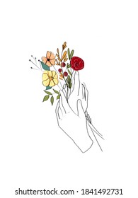 Featured image of post Drawings Of Hands Holding Flowers Holding hands hand drawing handprint hand vector helping hands open hands hand outline hand art raise hand right hand clapping hands hand flower hand love reaching hands baby hands hand graphics
