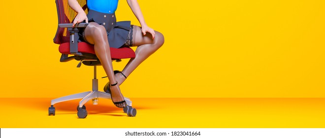 椅子 座る スカート のイラスト素材 画像 ベクター画像 Shutterstock