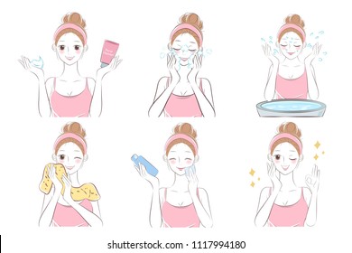 Face Wash Cartoon Images, Stock Photos & Vectors | Shutterstock