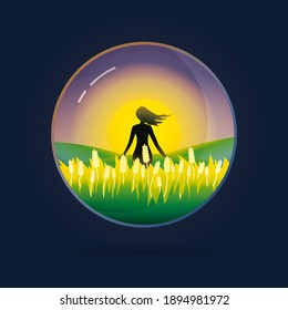 Woman In Wheat Field 

Virgo Zodiac Sign