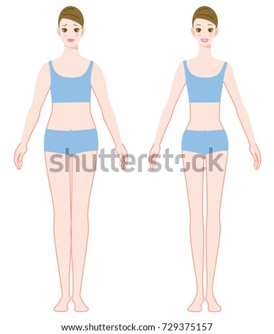 woman whole bodyのイラスト素材 729375157 shutterstock