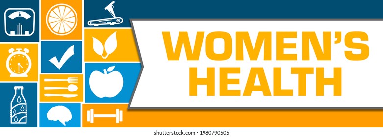 Womens Health Concept Image With Text And Related Symbols.