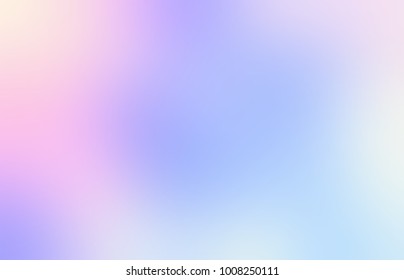 Wonderful blue lilac pink formless pattern  Fantastic sky empty background  Glare blur illustration 