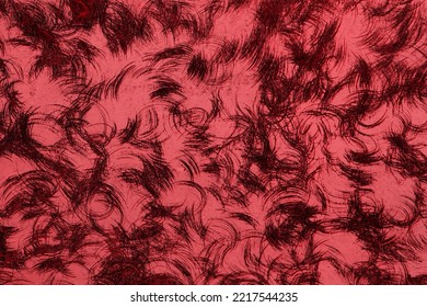 Wonderful Red Grunge Circle Polished Desk Texture - Abstract Photo Background