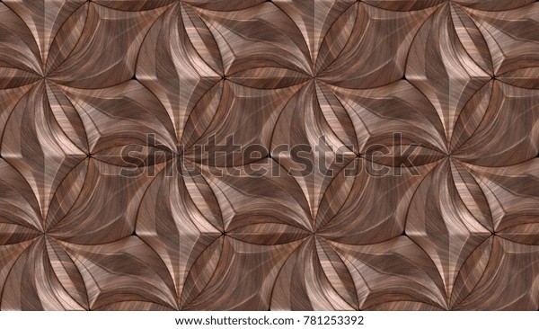 Wood design 3d wallpaper mural. High quality seamless realistic texture.