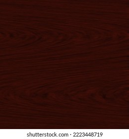 Wood Grain Texture, Realistic Mahogany Plank, Dark Red Seamless Pattern, Wooden Table, Floor. Great Design For Card, Mockup. Brown Color Template, Textured Digital Background. Blank Space.