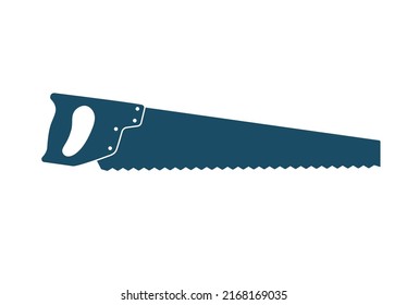 Wood Hand Saw On White Background Stock Illustration 2168169035 ...